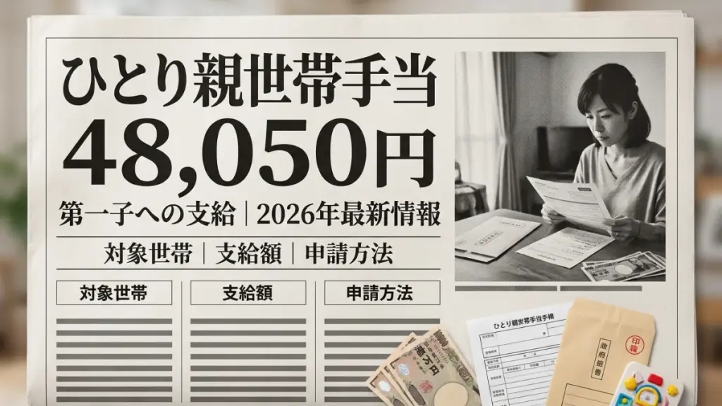 2026年日本のひとり親世帯手当