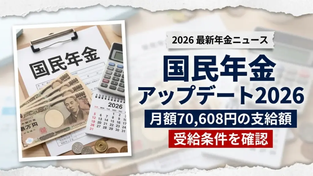 2026年日本の国民年金アップデート