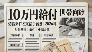 2026年日本の政府現金給付