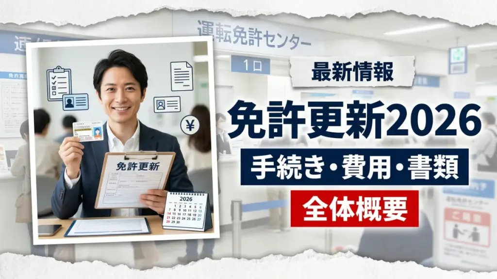 2026年日本の運転免許更新